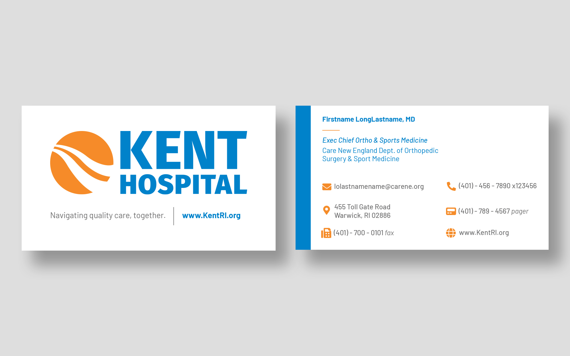 kent business card